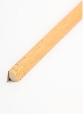 Produktbild von Viertelstableiste Fußleiste 12 x 12 x 2000 mm Eiche zum Kleben, Schrauben & Nageln Massivholz Sockelleiste by PROVISTON 2 Meter | 1 Stück