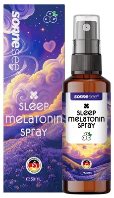 Produktbild von Sonnesee Sleep Melatonin Spray Kirsche - 50 ml