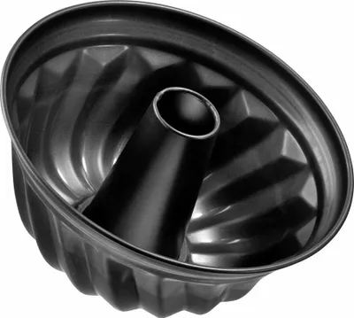 Immagine prodotto di Zenker Gugelhupf Ø 22 cm PURE, tortiera robusta e rivestita, per Gugelhupf umidi, teglia rotonda con rivestimento antiaderente (colore: nero)
