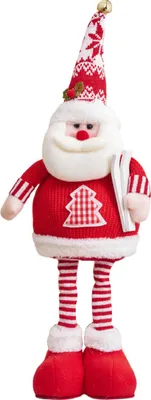 Produktbild von Weihnachtspuppe, Weihnachtsmann, Schneemann, Elch – festliche Baumdekoration, Weihnachtsfeierzubehör