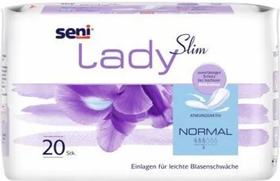 Produktbild von Inkontinenzeinlagen Seni Lady Slim Mini Plus (1 Karton: 30 x 20 Stück)>>>>