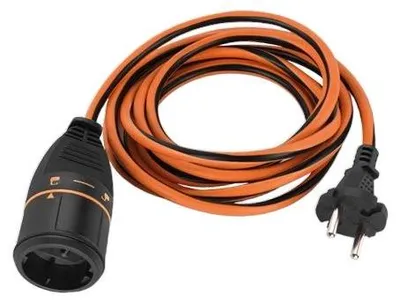 Obrázek produktu pro Elektrický prodlužovací kabel se zástrčkou Schuko, ručním blokováním a systémem proti výpadku proudu Electralock – 20 metrů