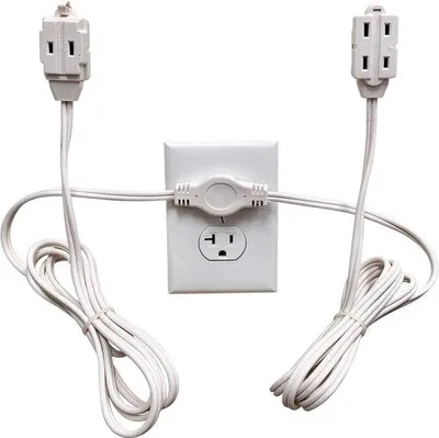 Productafbeelding van Verlengsnoer met 2 contactdozen en 1,8 meter kabel