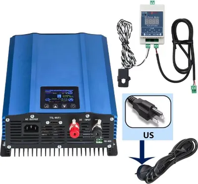 Produktbild von Solarwechselrichter, LCD-Display, hohe Effizienz, mit Begrenzer, 180-260V, 55-90V (1200W)