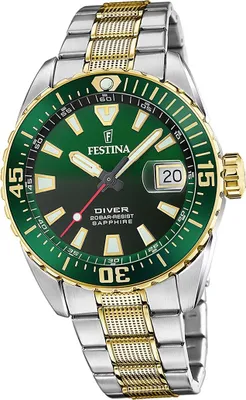 Produktbild von Festina Herrenuhr The Originals Armbanduhr Edelstahl silber gold D2UF20706/2