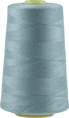 4572m Polyester Overlock Garn fehgrau silbergrau