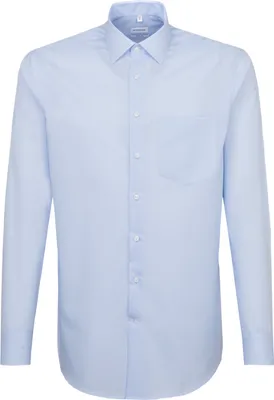 Produktbild von Seidensticker BUSINESS Herren Hemd Langarm Kent Regular Hellblau 38