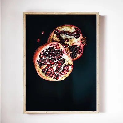 Produktbild von TPFLiving Kunstdruck LW-1736 (OHNE RAHMEN) Poster - Leinwand - Wandbild - Hochauflösender Giclée-Druck, langlebig und hochwertig - Dekoration Küche, Bäckerei, Café - Dessert und Kuchen -  - Größe: 40x60cm