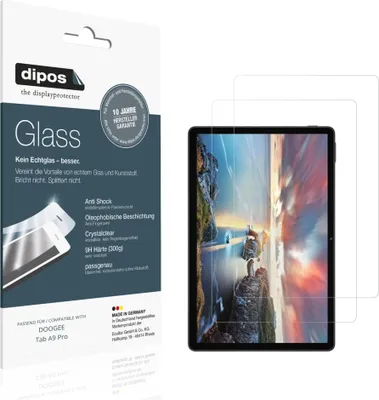 Image de 2x Protection ecrán pour DOOGEE Tab A9 Pro Verre souple Film Protecteur 9H dipos
