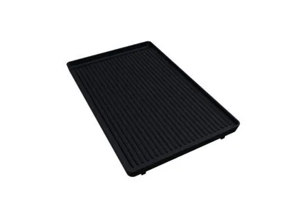 Produktbild von Emaillierte Grillplatte aus Gusseisen 26 x 40 x 2 H cm - GRILL-Version - DS