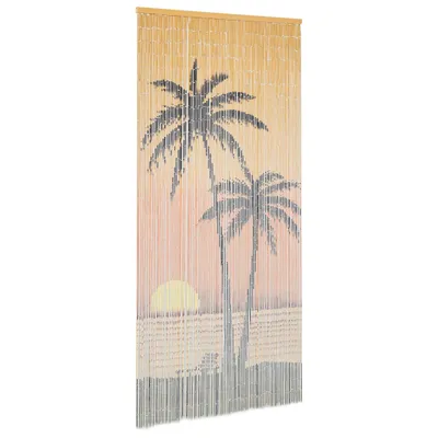 Image de vidaXL Rideau de porte anti-insectes bambou 90 x 200 cm