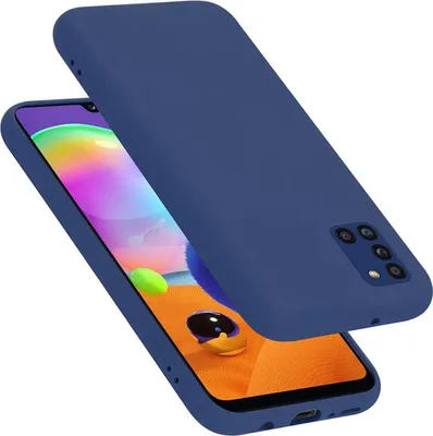 Produktbild von Cadorabo Schutzhülle für Samsung Galaxy A31 Hülle in Blau Handyhülle Case Cover TPU Etui