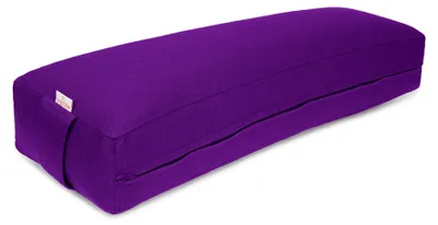 Produktbild von yogabox Pranayama Kissen BASIC - lila 70 x 20 x 10 cm Buchweizenschalen