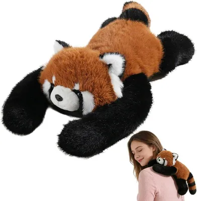 Imagen del producto de Peluche de panda, con peso, de 30 cm, ideal para la relajación