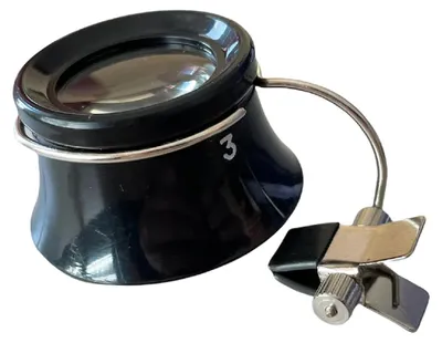 Produktbild von Boley Uhrmacher Lupe mit Klemme x5