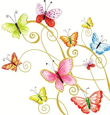 Produktbild von Braun & Company Servietten Motiv Frühlingswind 33 x 33 cm - 20er Pack