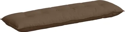 Immagine prodotto di vidaXL Cuscino schienale marrone 160 x 19 x 50 cm in tessuto
