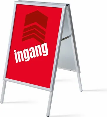 Produktbild von Showdown Kundenstopper - DIN A1 - Komplett-Set - Ingang Niederländisch - Rot/Schwarz
