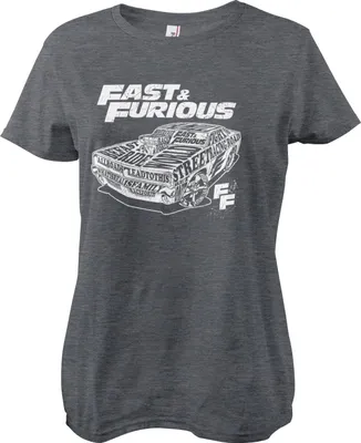 Produktbild von Fluid Of Speed Girly Tee - X-Large - DarkHeather