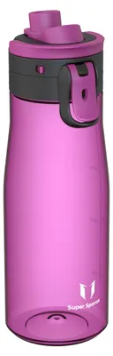 Produktbild von Super Sparrow Trinkflasche 1L - Tritan Wasserflasche - BPA-frei - Ideale Sportflasche - Ein-Klick Schnellfluss TouchGulp Trinkflaschen - Leicht, Nachhaltig