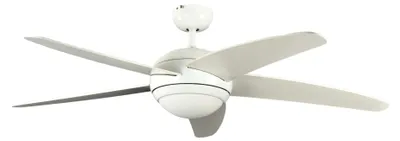 Immagine prodotto di Ventilatore da soffitto Melton Bianco 132 cm con luce e telecomando