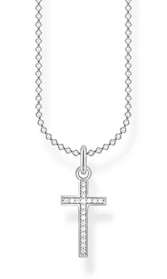 Produktbild von Thomas Sabo Halskette Damen KE2043‑051‑14‑L45v Silber Kreuz 4051245488173