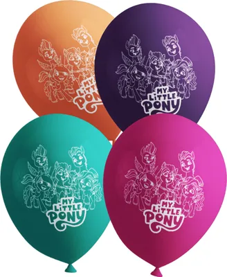 Image de 8 ballons My Little Pony - taille unique