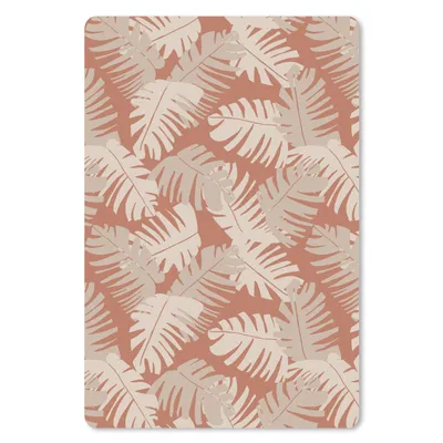 Produktbild von MuchoWow® Mauspad Mousepad Sommer - Blätter - Braun - Muster 18x27 cm - Mousepads - Maus Mat - Pad - Mausunterlage