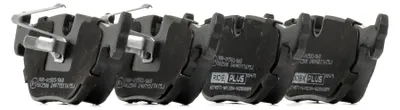 Produktbild von RIDEX PLUS Bremsbeläge Satz Hinten Bremsklötze für BMW 3 Limousine (E46) 402B0088P