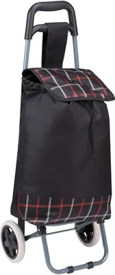 Produktbild von Trolley Einkaufstasche auf Rädern mit Rahmen 31l Schwarz