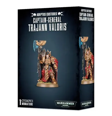 Immagine prodotto di Adeptus Custodes Capitano Generale Trajan Valoris