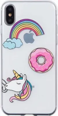 Zdjęcie produktu dla Bigben Connected COVPATCH2IPX, Pokrowiec, Apple, iPhone X/XS, 14,7 cm (5.8"), Przezroczysty