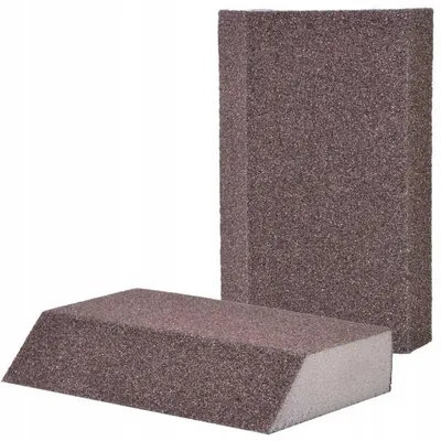 Productafbeelding van Schuurspong 125x90x65x25mm, korrel P240, vierzijdig, schuin gesneden