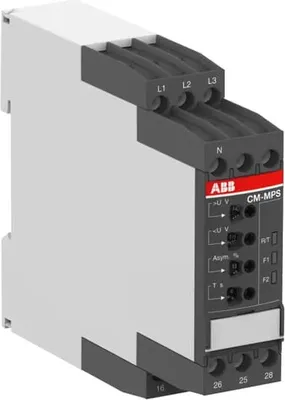Immagine prodotto di 3-Phasenüberwachungsrelais 2W 30s 3x300-500VAC CM (1SVR730884R3300)