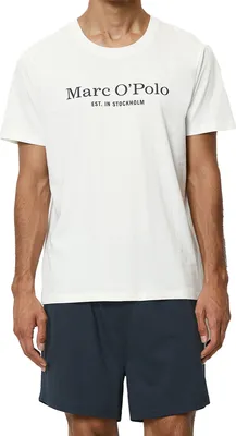 Produktbild von Marc O'Polo Natural Jersey Schlafanzug Hochwertige Baumwolle für besten Tragekomfort, Atmungsaktiv für angenehme Nächte, Gemütliches Design für entspannte Abende