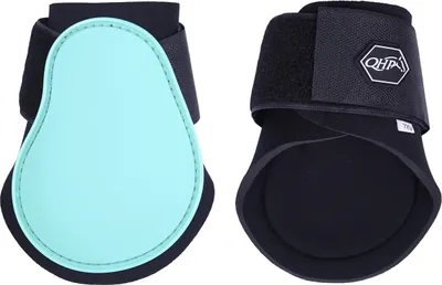 Produktbild von ARBO-INOX Streichkappen Hartschale Neopren Klettverschluss QHP 12 Farben Größe - Pony Farbe - ice green