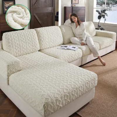 Image de Omgoods - Housse extensible universelle pour canapé, adaptée aux canapés 1, 2, 3 ou 4 places, lavable et antidérapante