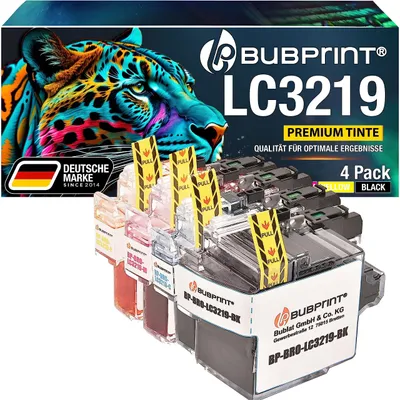 Obrázek produktu pro Kompatibilní tiskové kazety Bubprint 4 pro tiskárny Brother LC-3219XL