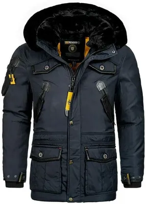 Produktbild von warme Herren Winter Jacke Parka Outdoor Steppjacke Anorak Wintermantel