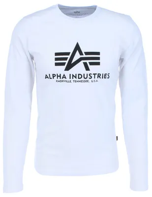 Zdjęcie produktu dla ALPHA INDUSTRIES BASIC T LONGSLEEVE – męska koszulka z długim rękawem, rozmiar: XXL, kolory Alpha Industries: biały