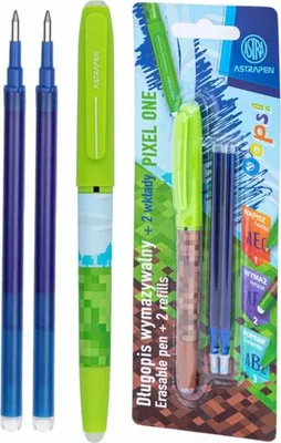 Zdjęcie produktu dla Długopis wymazywalny Oops Pixel One + 2 wkłady w blistrze Astrapen Astra
