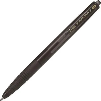 Obrázek produktu pro Pilot Super Grip G, Spona, Zasouvací propiska se sponou, Doplnitelný, Černá, Střední