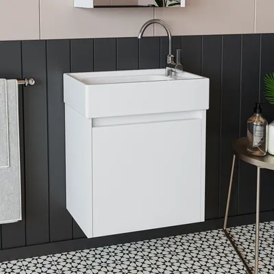 Obrázek produktu pro Roomart MINI-50 – 2dílná koupelnová sestava, šířka 49 cm, bílá