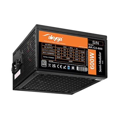 Produktbild von Netzteil semi-modular ATX AK-C2-600 600W