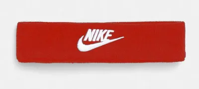 Zdjęcie produktu dla Szeroka opaska Nike Classic z frotte, kolor University Red (czerwony)