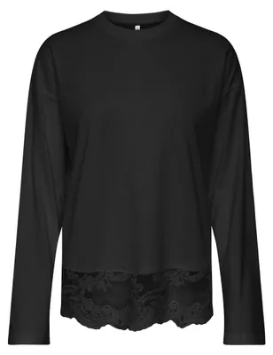 Produktbild von Only ONLVIVVI L/S LACE BOTTOM JRS NOOS Black/Blac XS