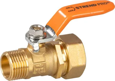 Image de Raccord intermédiaire de régulation Strend Pro Garden, vanne, en laiton, G1/2"