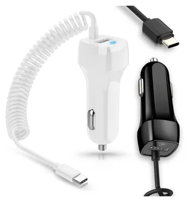 Produktbild von KFZ Ladegerät 3,1A für Apple iPhone 17 Pro Pro Max Air Auto Ladekabel USB-C 15W, Farbe:Schwarz