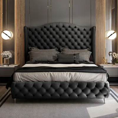 Produktbild von Gepolstertes Bett IMPERIAL 140x200 cm Madrid 9100