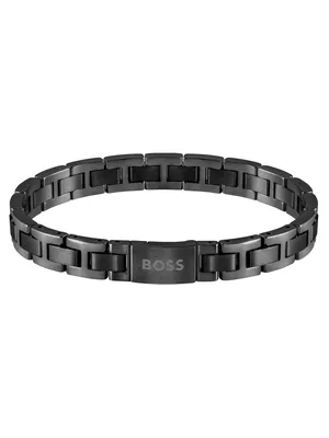 Produktbild von BOSS Links Essentials-Armband, Schwarz One Size
